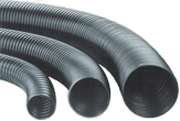 Flexible hose for chip extraction