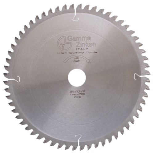 GNW Alternate circular saw blade - negative hook angle