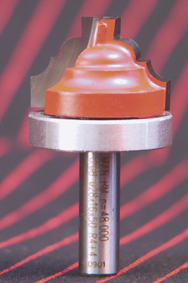 Type 8AS Back bearing guided ogee fillet cutter