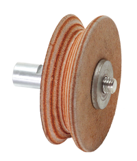 Profiled leather honing wheel for WG250-200