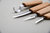 Set di 4 coltelli da intaglio per legno