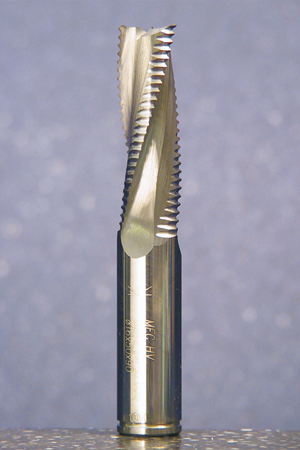 Solid carbide spiral cutter with chip breaker - Right-hand rotation Right spiral Type 3ER - Z 3+R