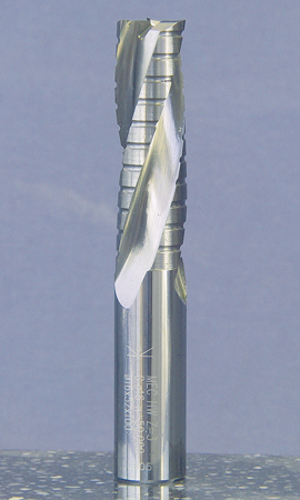 Solid carbide spiral cutter for finishing - Right-hand rotation right spiral with chip breaker